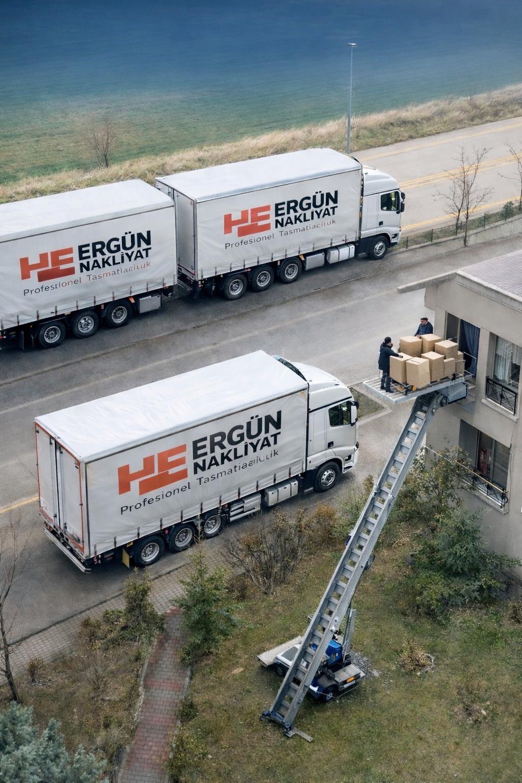 Ergün Nakliyat aracı - Evden Eve Asansörlü Taşımacılık