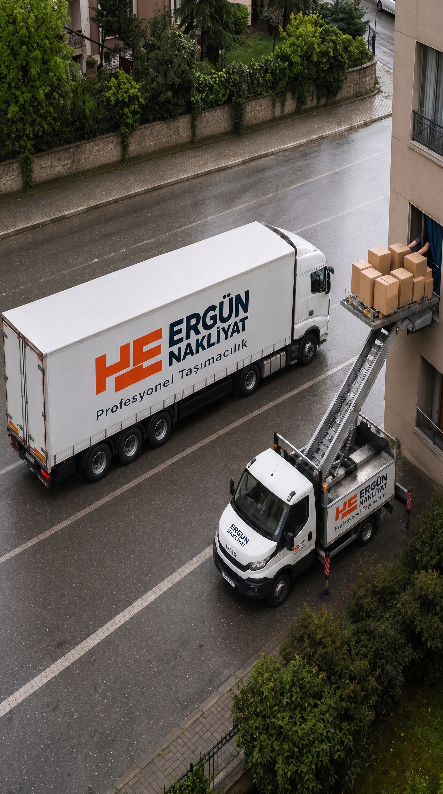Ergün Nakliyat aracı - Evden Eve Asansörlü Taşımacılık